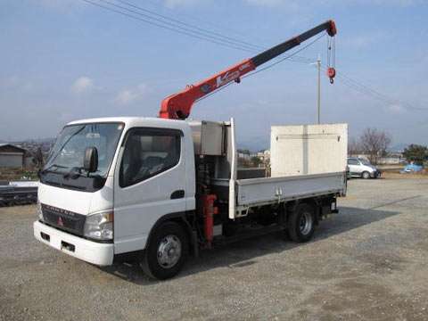 MITSUBISHI FUSO Canter Truck (With 3 Steps Of Cranes) KK-FE83EEY 2002 143,006km