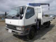 MITSUBISHI FUSO Canter Truck (With 3 Steps Of Cranes) KK-FE63EGY 2000 96,542km_1