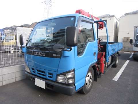 ISUZU Elf Truck (With 4 Steps Of Cranes) PB-NKR81AR 2006 185,275km