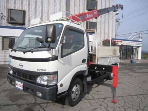 HINO Dutro Truck (With 6 Steps Of Cranes) KK-XZU411M 2003 284,966km