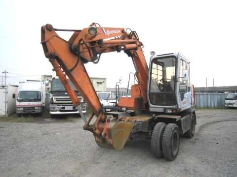 HITACHI  Wheel Excavator EX60WD-2 1992 8,118h