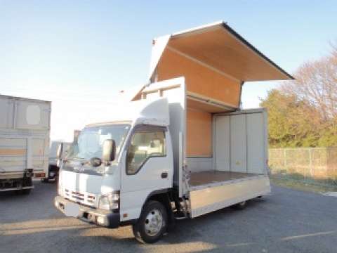 ISUZU Elf Aluminum Wing PB-NPS81AN 2007 229,400km