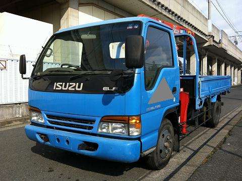 ISUZU Elf Truck (With 3 Steps Of Cranes) KC-NPR66LR 1996 14,039km