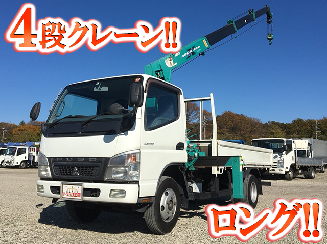 MITSUBISHI FUSO Canter Truck (With 4 Steps Of Cranes) PDG-FE73DN 2008 53,089km