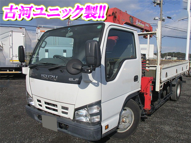 ISUZU Elf Truck (With 3 Steps Of Unic Cranes) PB-NKR81AN 2005 83,000km