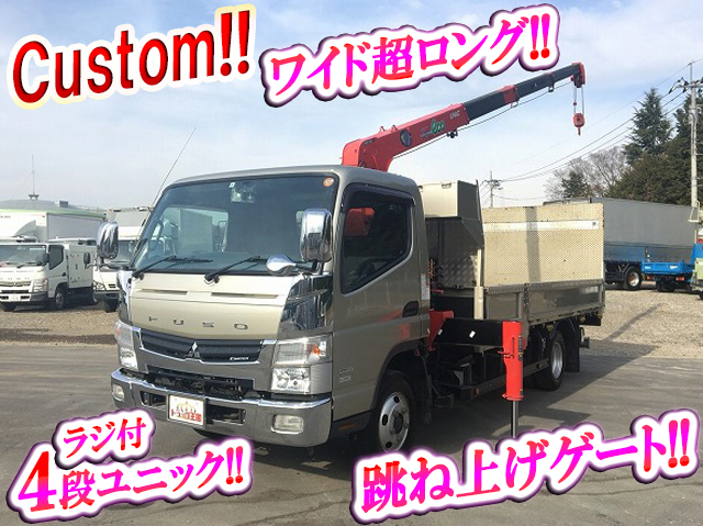 MITSUBISHI FUSO Canter Truck (With 4 Steps Of Unic Cranes) TKG-FEB50 2013 182,186km