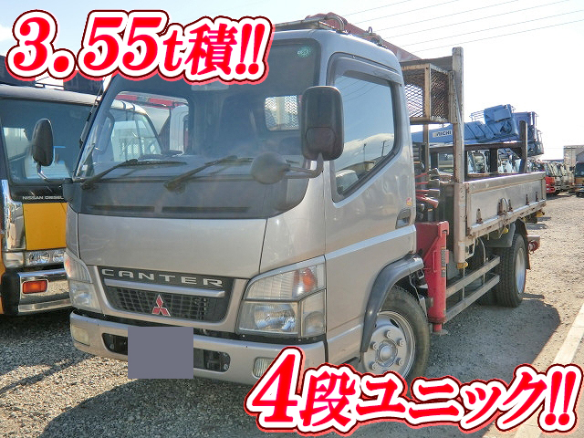 MITSUBISHI FUSO Canter Truck (With 4 Steps Of Unic Cranes) PA-FE73DEY 2007 89,914km