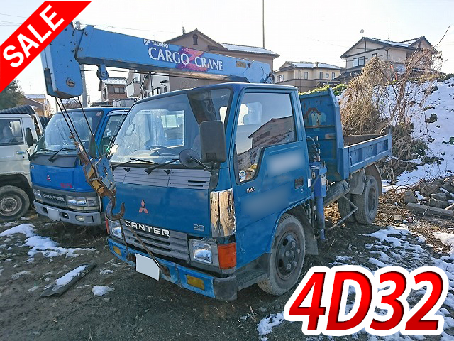 MITSUBISHI FUSO Canter Dump (With Crane) P-FE315BD 1988 21,555km