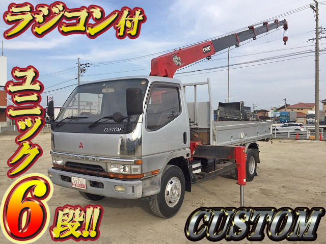 MITSUBISHI FUSO Canter Truck (With 6 Steps Of Unic Cranes) KC-FE648E 1996 150,678km