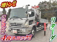 HINO Ranger Truck (With 4 Steps Of Unic Cranes) BDG-FE8JLWA 2007 340,198km_1