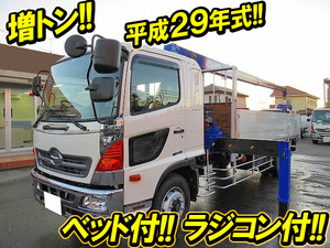 HINO Ranger Truck (With 4 Steps Of Cranes) QKG-FE7JLAA 2017 1,000km_1
