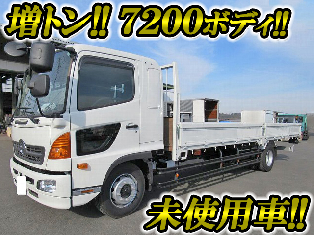 HINO Ranger Flat Body QKG-FE7JPAA 2017 900km_1