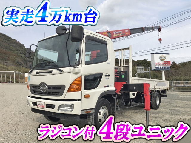 HINO Ranger Truck (With 4 Steps Of Unic Cranes) TKG-FC9JKAP 2012 42,154km