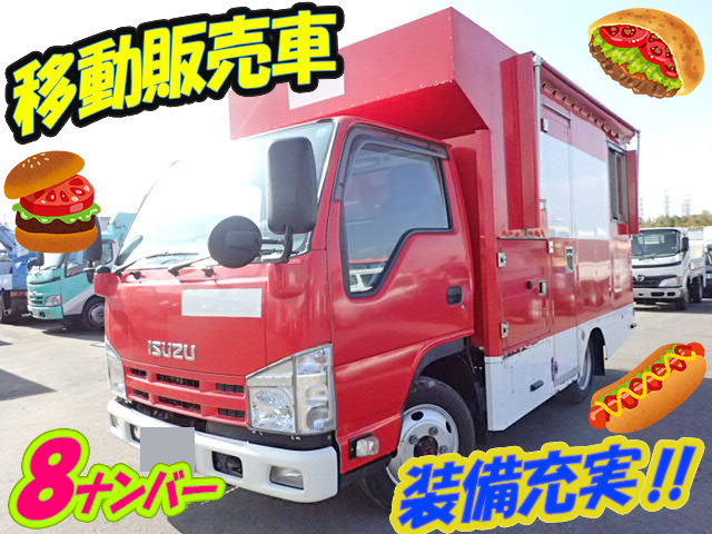 ISUZU Elf Mobile Catering Truck BKG-NHS85AN 2010 38,000km