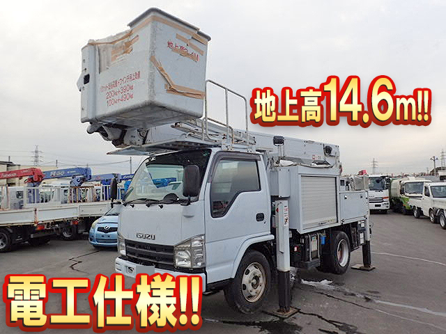 ISUZU Elf Cherry Picker PDG-NKR85YN 2008 76,000km