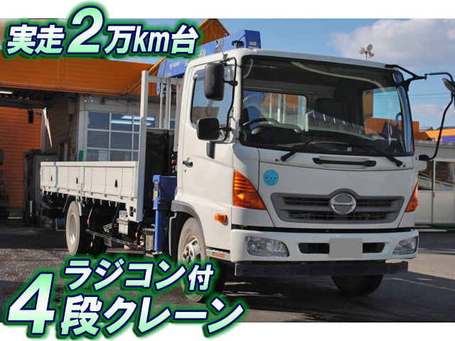 HINO Ranger Truck (With 4 Steps Of Cranes) TKG-FC9JKAP 2012 20,973km