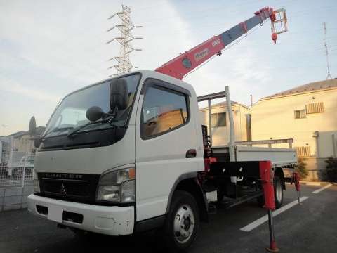 MITSUBISHI FUSO Canter Truck (With 6 Steps Of Cranes) KK-FE83EGN 2004 119,296km