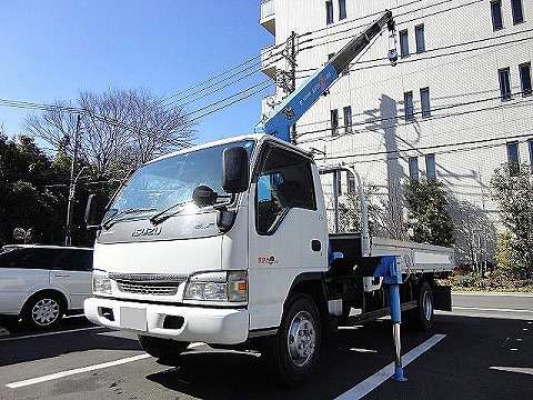 ISUZU Elf Truck (With 4 Steps Of Cranes) KR-NPR72PR 2004 65,756km