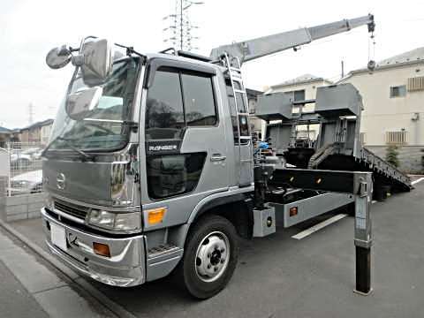 HINO Ranger Safety Loader (With 3 Steps Of Cranes) KC-GD1JKBA 1996 715,901km