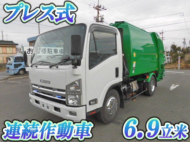 ISUZU Elf Garbage Truck PDG-NPR75N 2009 163,041km