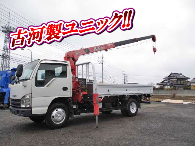 ISUZU Elf Truck (With 3 Steps Of Unic Cranes) BKG-NKR85AR 2007 244,836km