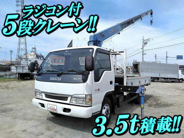 ISUZU Elf Truck (With 5 Steps Of Cranes) KR-NPR72PR 2003 210,898km