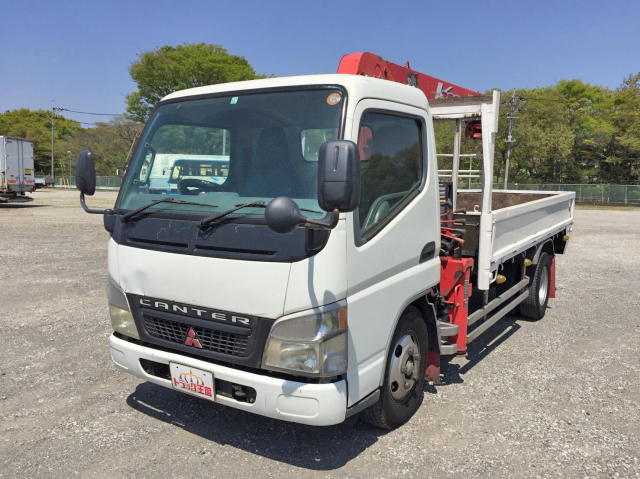 MITSUBISHI FUSO Canter Truck (With 4 Steps Of Unic Cranes) KK-FE72EE 2002 427,027km