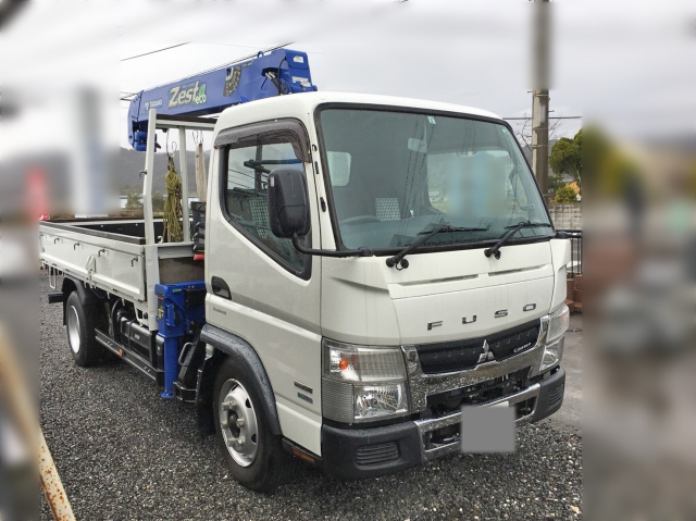 MITSUBISHI FUSO Canter Truck (With 4 Steps Of Cranes) TKG-FEA80 2014 16,206km