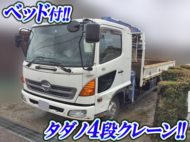 HINO Ranger Truck (With 4 Steps Of Cranes) ADG-FD7JLWA 2005 121,374km