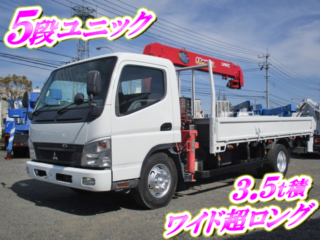 MITSUBISHI FUSO Canter Truck (With 5 Steps Of Cranes) PDG-FE83DY 2010 253,000km