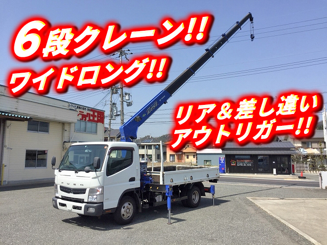MITSUBISHI FUSO Canter Truck (With 6 Steps Of Cranes) SKG-FEB50 2011 185,326km