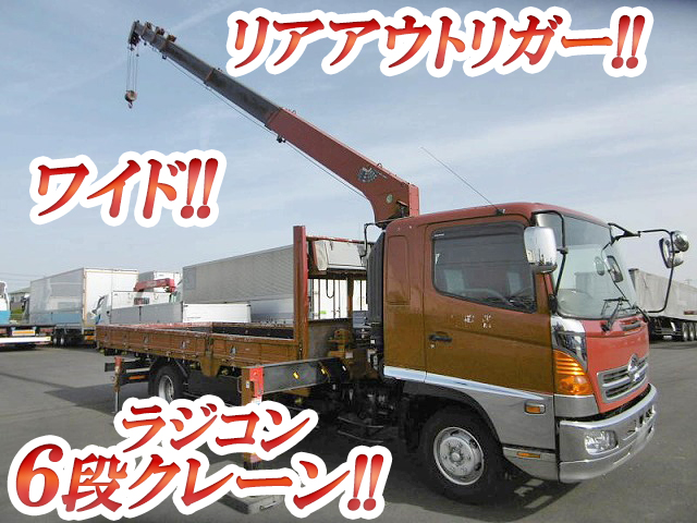 HINO Ranger Truck (With 6 Steps Of Cranes) PB-FD8JLFA 2005 340,000km
