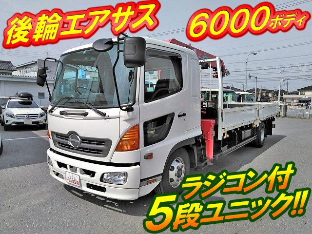 HINO Ranger Truck (With 5 Steps Of Unic Cranes) BDG-FD8JMWG 2009 191,314km