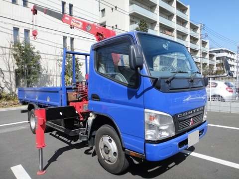 MITSUBISHI FUSO Canter Truck (With 3 Steps Of Cranes) PA-FE73DEN 2006 2,656km