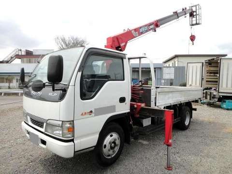 ISUZU Elf Truck (With 4 Steps Of Unic Cranes) KR-NKR81LR 2004 5,865km