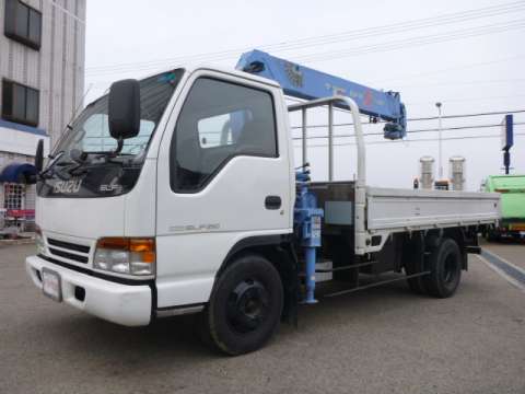 ISUZU Elf Truck (With 5 Steps Of Cranes) KC-NPR66LR 1995 87,223km