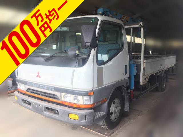 MITSUBISHI FUSO Canter Truck (With 4 Steps Of Cranes) U-FE638F 1994 28,756km