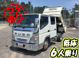 MITSUBISHI FUSO Canter Double Cab Dump KK-FE71CBD 2003 128,310km_1