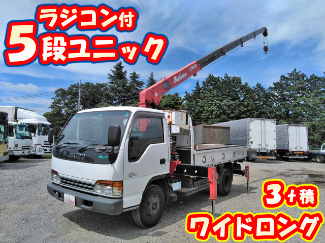 ISUZU Elf Truck (With 5 Steps Of Unic Cranes) KK-NPR72LR 2000 172,532km