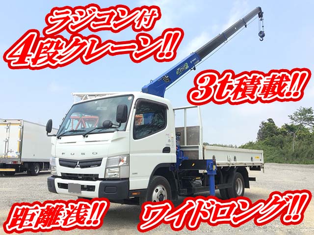 MITSUBISHI FUSO Canter Truck (With 4 Steps Of Cranes) TKG-FEB50 2014 54,478km