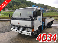 MITSUBISHI FUSO Canter Truck (With 4 Steps Of Cranes) U-FE449F 1993 256,201km_1