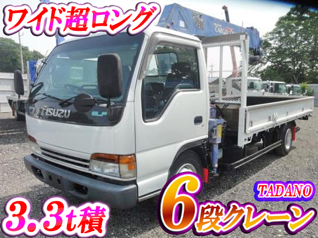 ISUZU Elf Truck (With 6 Steps Of Cranes) KR-NPR72PR 2002 156,000km