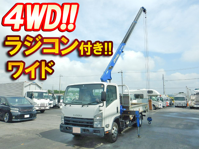 ISUZU Elf Truck (With 3 Steps Of Cranes) TDG-NPS85AR 2013 81,000km