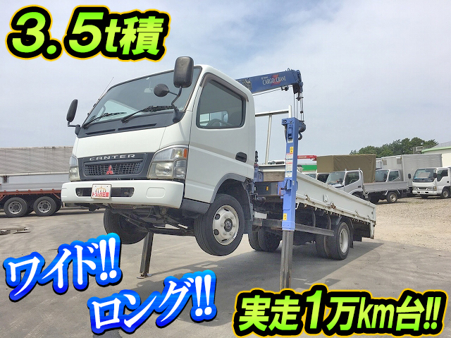 MITSUBISHI FUSO Canter Self Loader (With 3 Steps Of Cranes) PA-FE83DGY 2004 15,798km