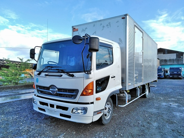 HINO Ranger Aluminum Van SKG-FD9JLAA 2012 192,733km