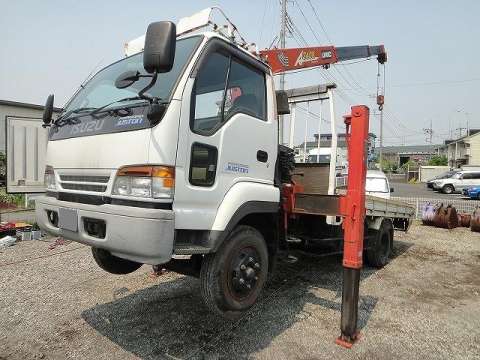 ISUZU Forward Juston Self Loader (With 3 Steps Of Cranes) KC-NRR33G2G 1996 48,183km