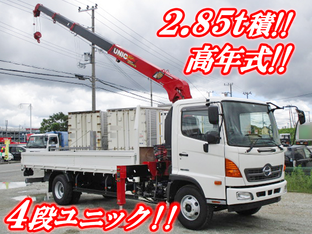 HINO Ranger Truck (With 4 Steps Of Unic Cranes) TKG-FC9JKAP 2017 2,638km