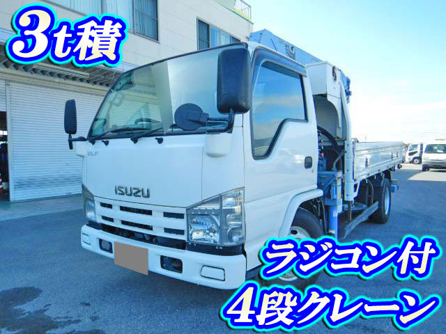 ISUZU Elf Truck (With 4 Steps Of Cranes) BDG-NKR85R 2007 93,000km