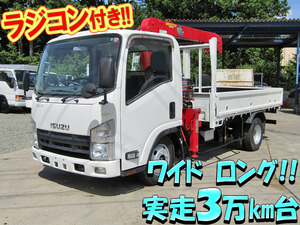 ISUZU Elf Truck (With 3 Steps Of Unic Cranes) TKG-NMR85AN 2012 32,475km_1
