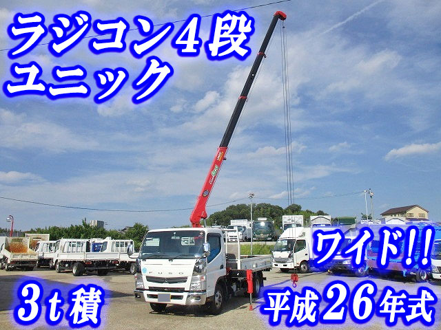 MITSUBISHI FUSO Canter Truck (With 4 Steps Of Unic Cranes) TKG-FEB50 2014 55,000km